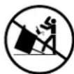 Americana AGBS300EPBB - ▲WARNING! ANTI-TIP DEVICE - 1