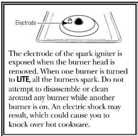 Americana AGBS300EPBB - Sealed Burner Assemblies (on some models) - 1