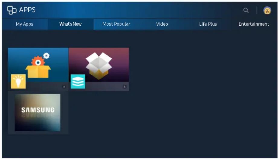 SAMSUNG UA65KU6470U - >Apps - 1