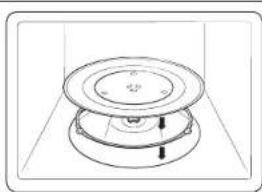 SAMSUNG MS23F312EEK - Turntable - 1