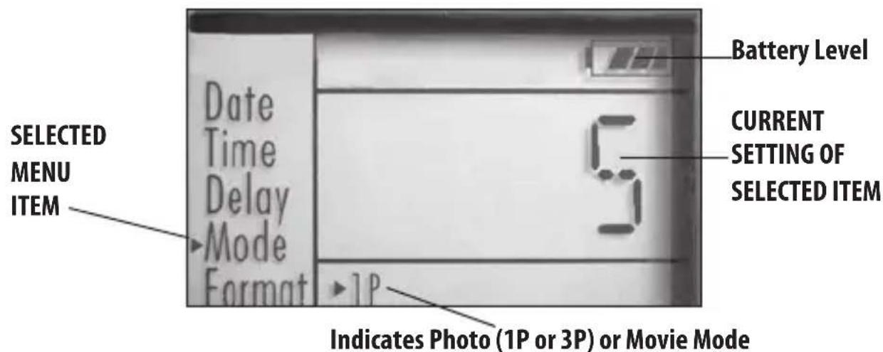 BUSHNELL 119512B - USING THE SETUP MENU - 1