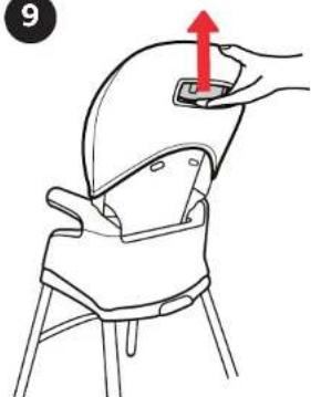 CHICCO Stack Hi-Lo - HIGH CHAIR Mode - 1