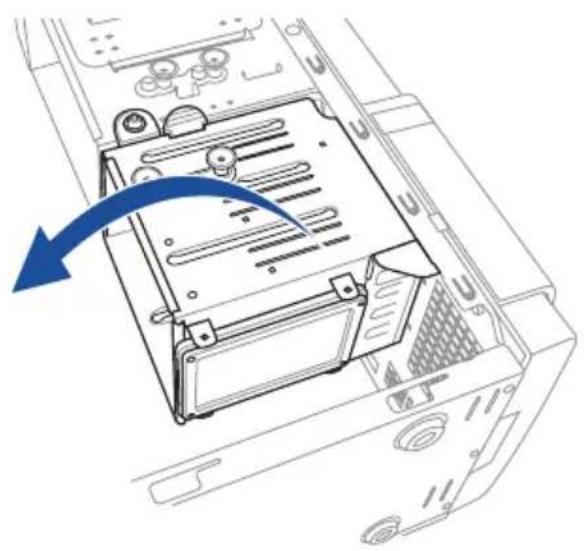 ASUS WS660T - 安裝 3.5 吋硬碟機 - 7