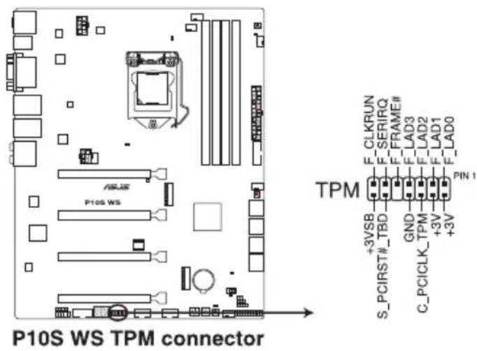 ASUS WS660T - TPM 插座 (20-1 pin TPM) - 1