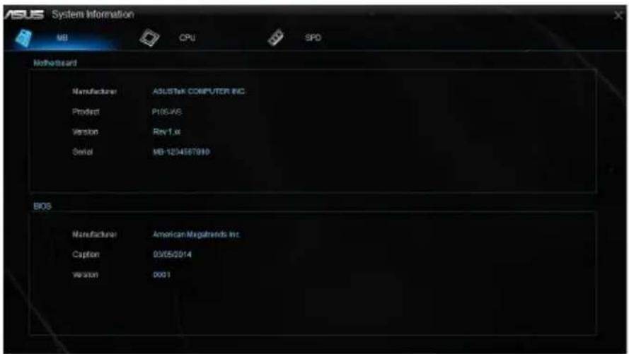 ASUS WS660T - 查看主機板資訊 - 1