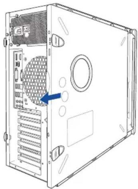 ASUS WS660T - 移除機殼側蓋板 - 4