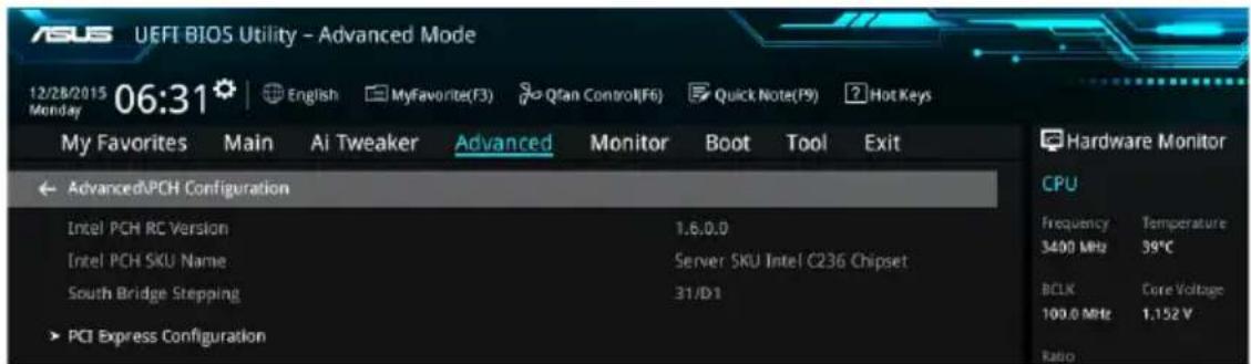 ASUS WS660T - PCH 設定(PCH Configuration) - 1