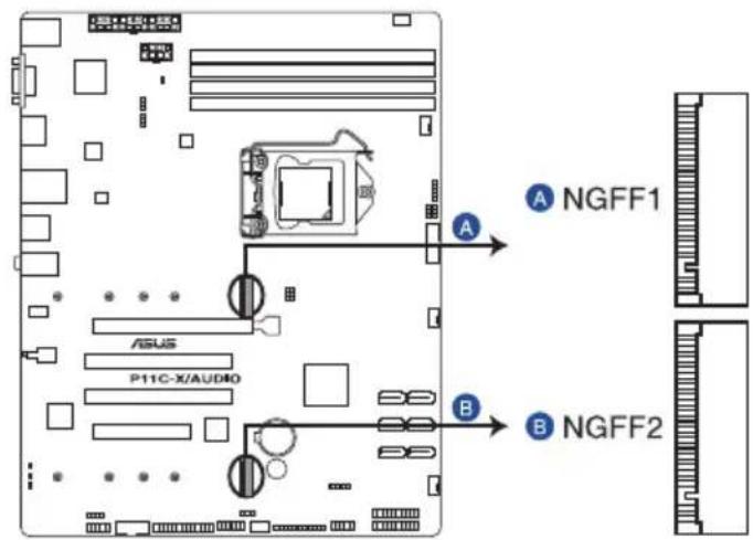 ASUS WS470T - M.2 (NGFF) connector (NGFF1-2) - 1