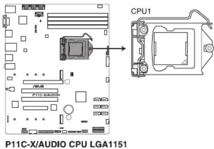 ASUS WS470T - Installing the CPU - 1
