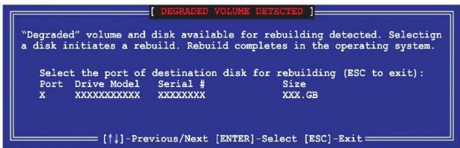 ASUS WS470T - Rebuilding the RAID with other non-RAID disk - 1