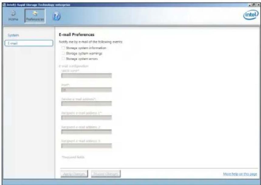 ASUS WS470T - E-Mail Preferences - 1