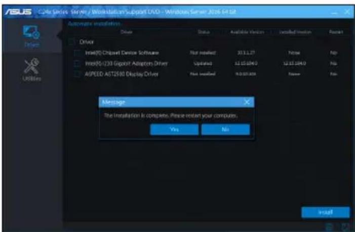 ASUS WS470T - Installing the system drivers - 4