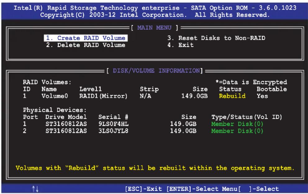 ASUS WS470T - Rebuilding the RAID with other non-RAID disk - 3