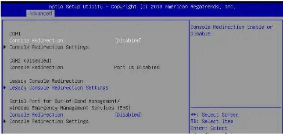 ASUS WS470T - Serial Port Console Redirection - 1