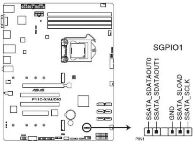 ASUS WS470T - Serial General Purpose Input/Output connector (6-1 pin SGPIO1) - 1