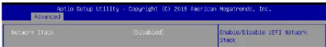 ASUS WS470T - Network Stack Configuration - 1