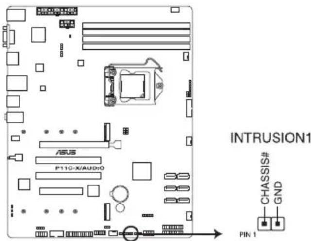 ASUS WS470T - Chassis intrusion connector (2-pin INTRUSION1) - 1