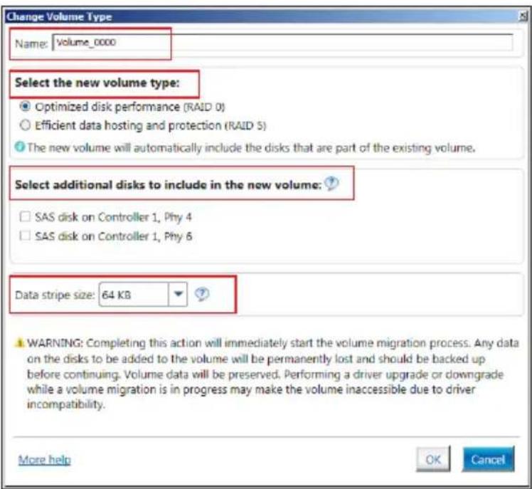 ASUS WS470T - Changing a Volume Type - 2