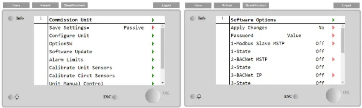 DAIKIN EWWSC15DZXSA3 - Software Options - 1