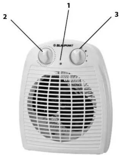 BLAUPUNKT BP1005 - PARTES DEL CALEFACTOR - 1