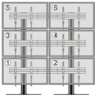 Allsee AS01346FP - Multi-screen Combination Solution - 4