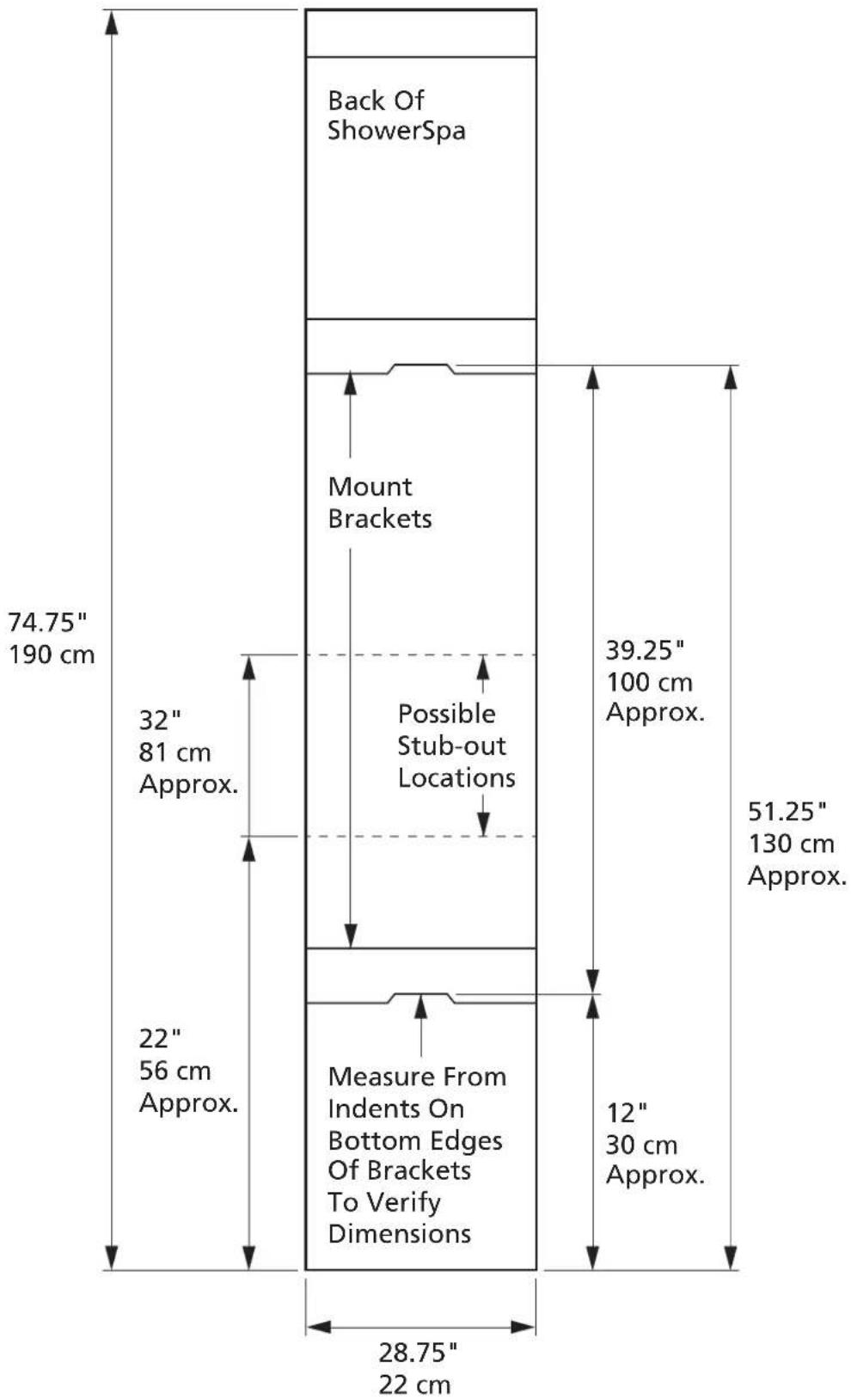 Pulse ShowerSpas 1035 - Dimensions - 1
