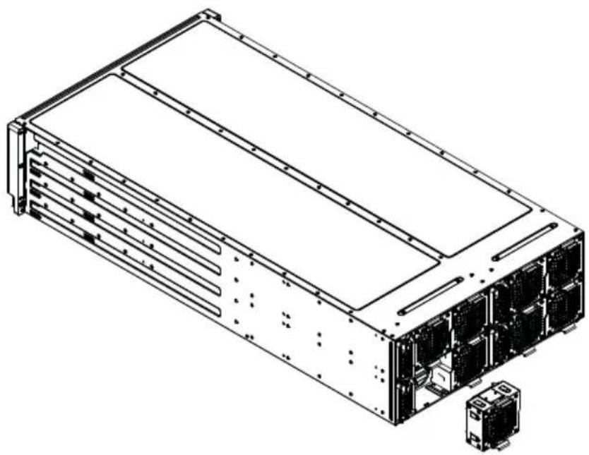 Supermicro SuperServer F648G2-FTPT+ - Installing a Rear Exhaust Fan - 1