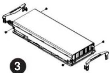 Supermicro SuperServer F648G2-FTPT+ - Installing a Front GPU into a Bracket - 1
