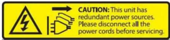 Supermicro A+ Server F1114S-FT - Power Disconnection Warning - 2