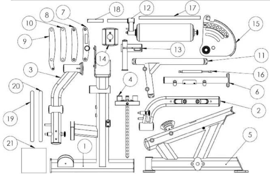 True XL-0200 - PRE-ASSEMBLY CHECKLIST: - 1