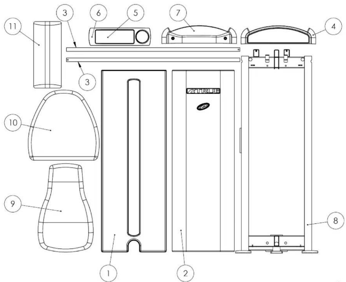 True XL-0200 - Carton One Contents - 1