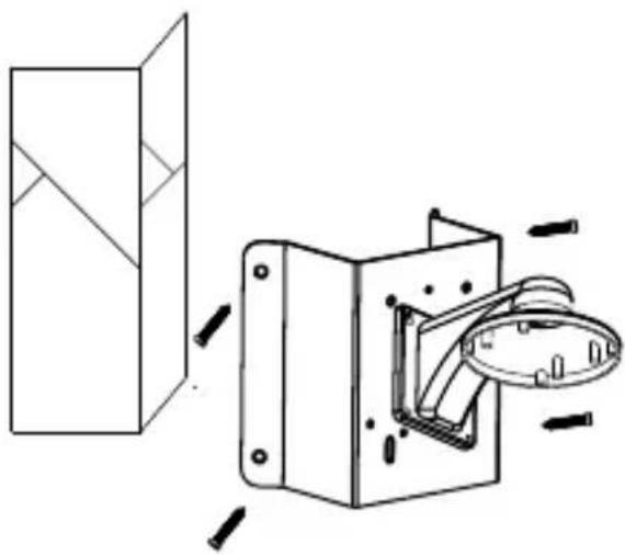 Speco Technologies CMT1G - ● Corner Mounting of Dome Camera with Wall Mount - 3