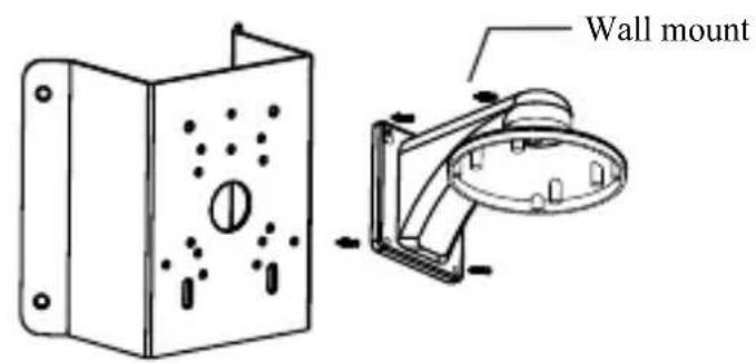Speco Technologies CMT1G - ● Corner Mounting of Dome Camera with Wall Mount - 2
