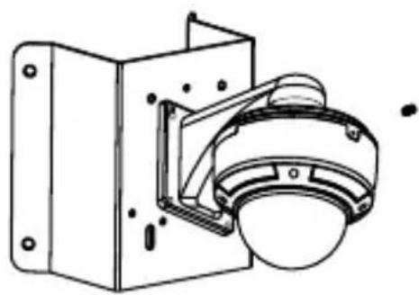 Speco Technologies CMT1G - ● Corner Mounting of Dome Camera with Wall Mount - 6