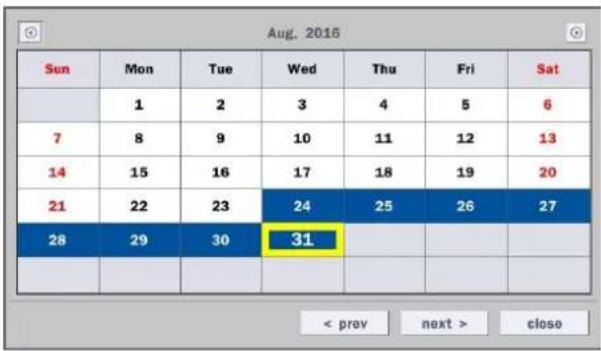 Speco Technologies ZIPTWP471 - 5-3-3. Time Line Search - 1
