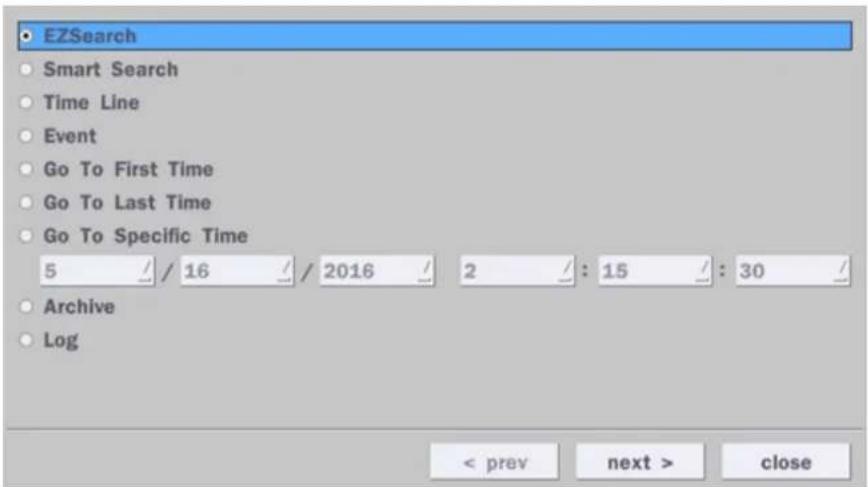 Speco Technologies ZIPTWP471 - 5-3. Search Screen - 1