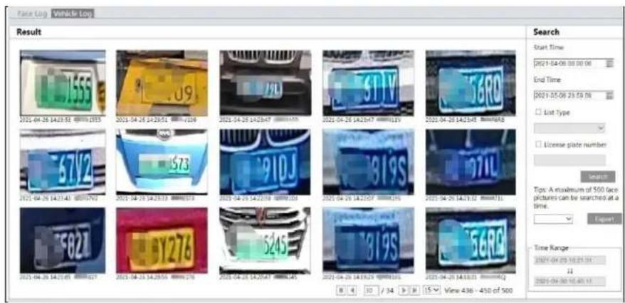 Speco Technologies O4BM - License Plate Recognition Result Search - 1