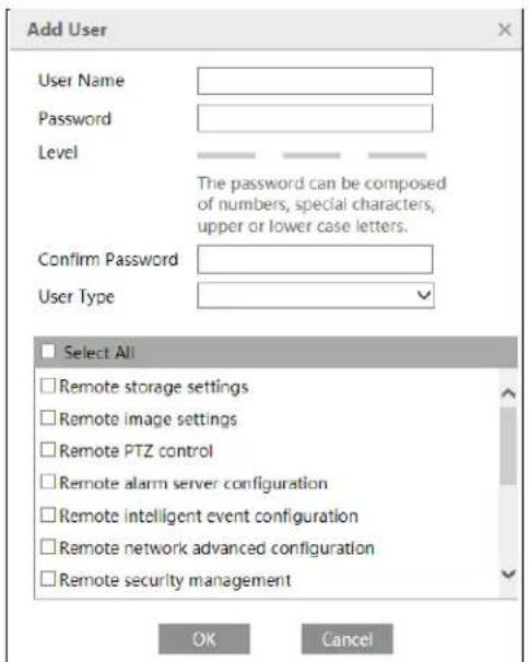 Speco Technologies O4BM - Add user: - 1