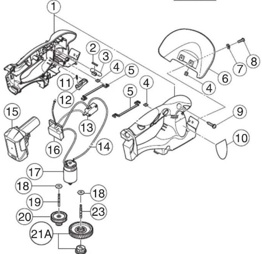 HiKOKI CH10DL - SERVICE PARTS LIST - 1