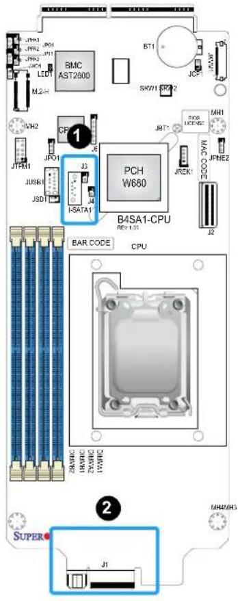 Supermicro B4SA1-CPU - Chassis Backplane Connector - 1