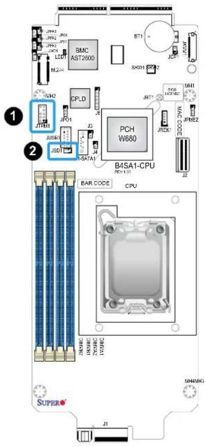 Supermicro B4SA1-CPU - SATA DOM Power Connector - 1