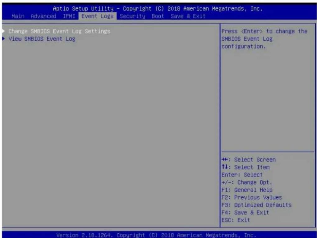 Supermicro A+ Server 2123US-TN24R25M - Event Logs - 1