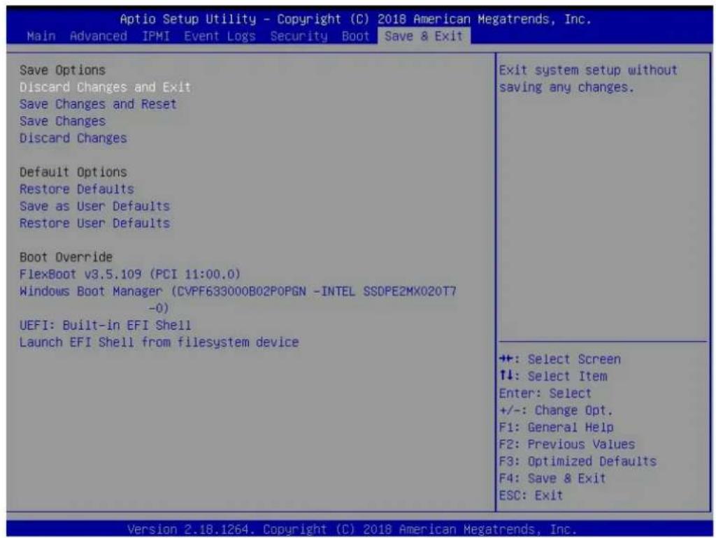 Supermicro A+ Server 2123US-TN24R25M - Save & Exit - 1
