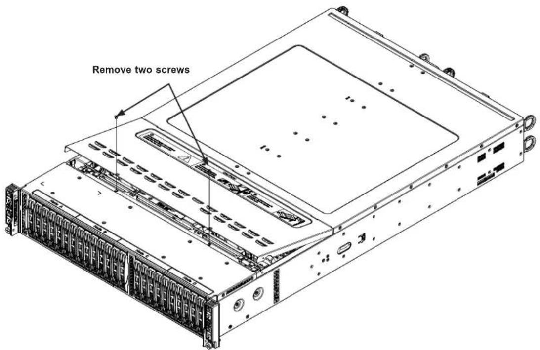 Supermicro A+ Server 2124BT-HTR - Removing the Chassis Cover - 1