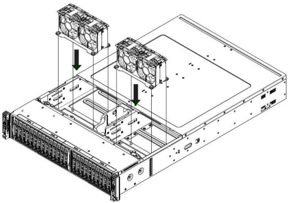 Supermicro A+ Server 2124BT-HTR - System Fans - 1