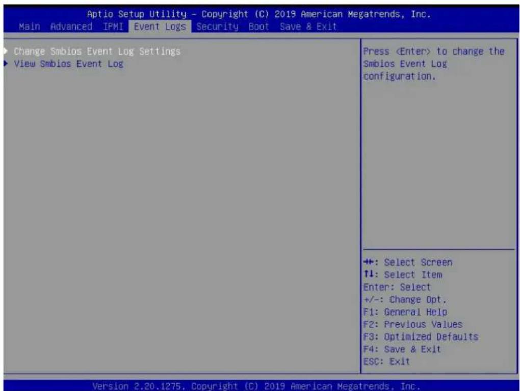 Supermicro A+ Server 2124BT-HTR - Event Logs - 1