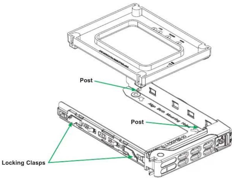Supermicro SuperBlade SBI-611E-1C2N - Installing a Drive - 1