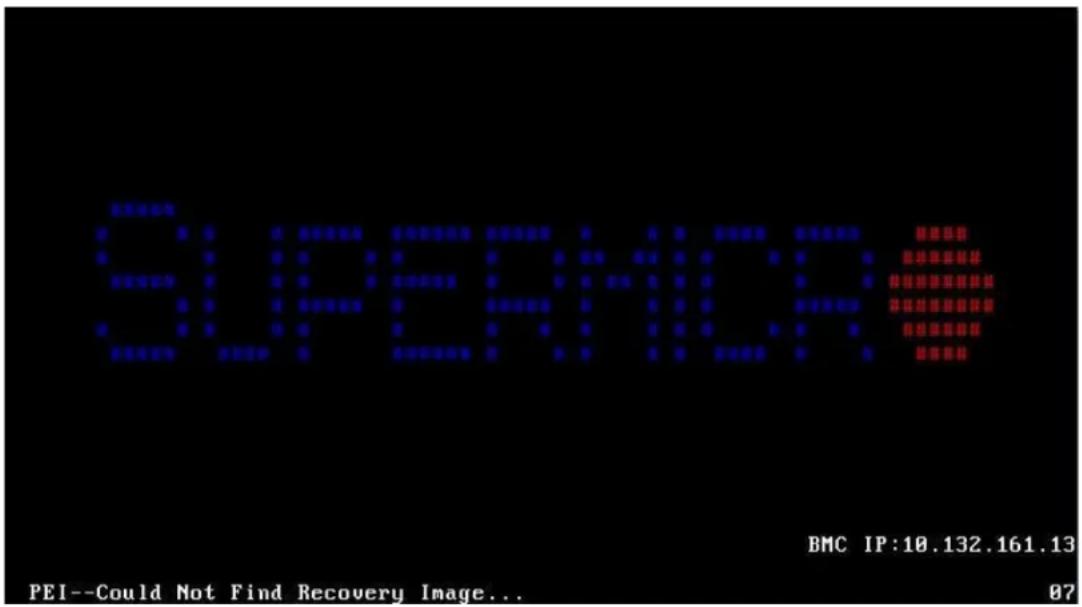 Supermicro SuperBlade SBI-611E-1C2N - Recovering the Main BIOS Block with a USB Device - 1