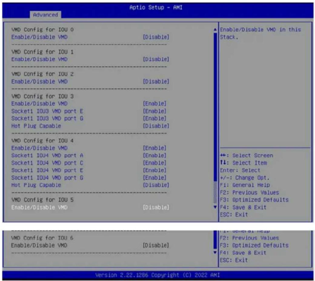Supermicro SuperBlade SBI-611E-1C2N - Configuring VMD Manually - 5