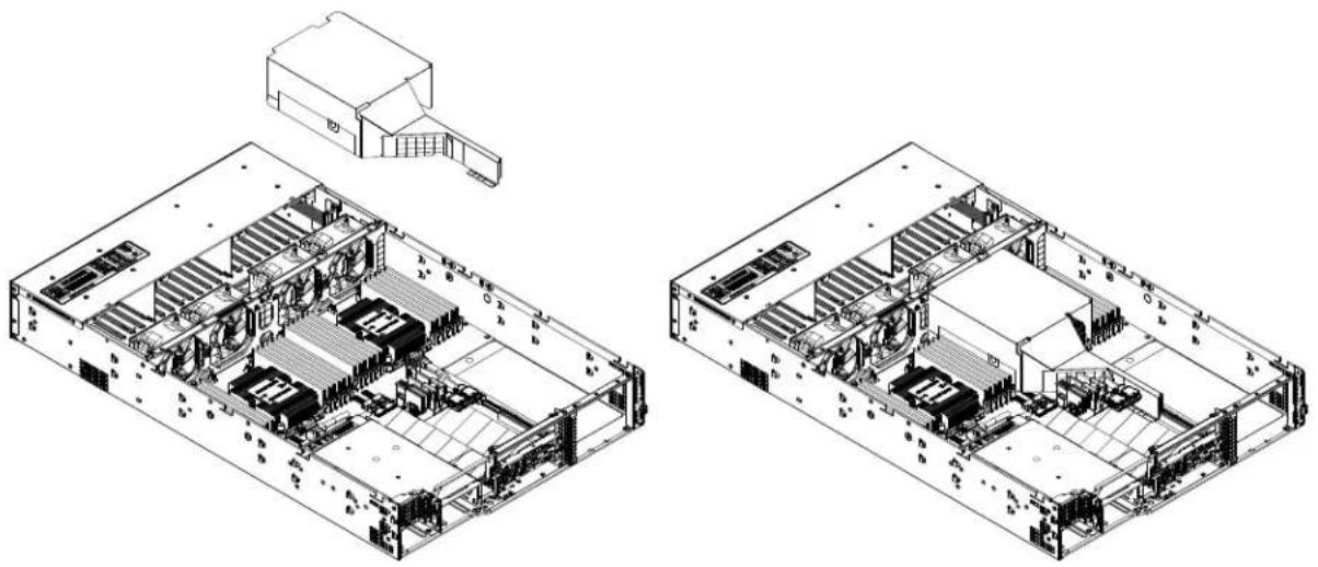 Supermicro SuperServer 2029U-E1CR4T - Installing a Specialized Air Shroud for M.2 - 1